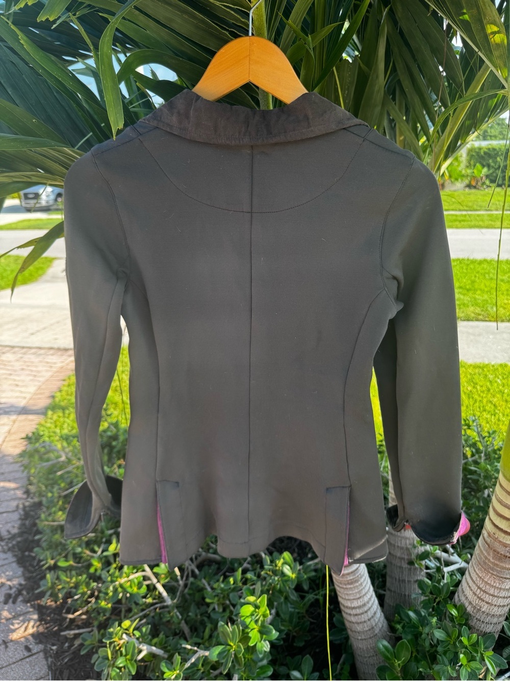 Animo Italia Women’s Equestrian Show Jacket - Grey/Purple - IT 40 / US 4 - Picture 4 of 16